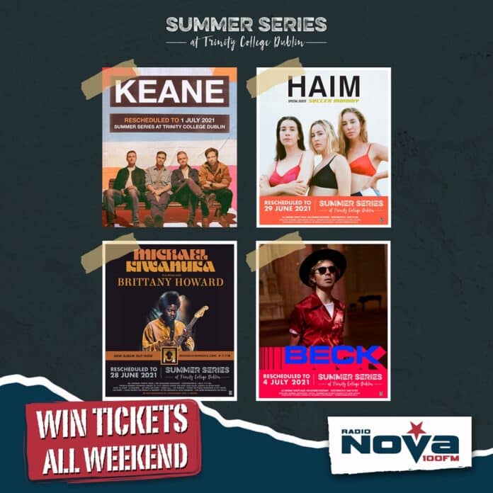 Win Your Way To Trinity Summer Series 2021 This Weekend On NOVA