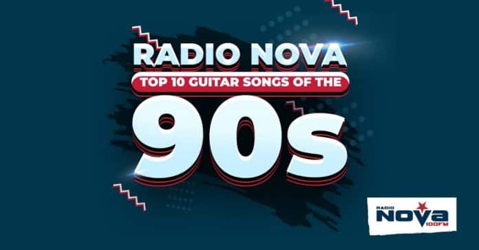 Listen To Radio NOVA’s Spotify Playlist: The Top 10 Guitar Songs Of The 90s