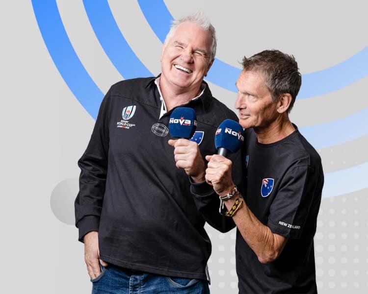 Brent Pope & Pat Courtenay radio nova